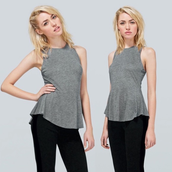 Aritzia Wilfred Concorde Peplum Tank Top - Picture 7 of 8